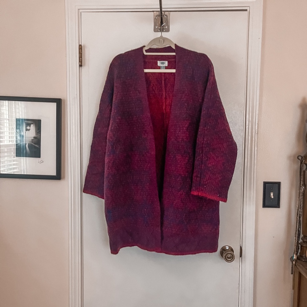 Old Navy Geometric Pattern Open Cardigan - image 1